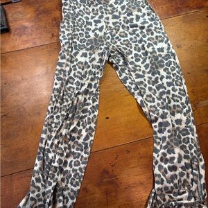 7th ray leopard print pants Size